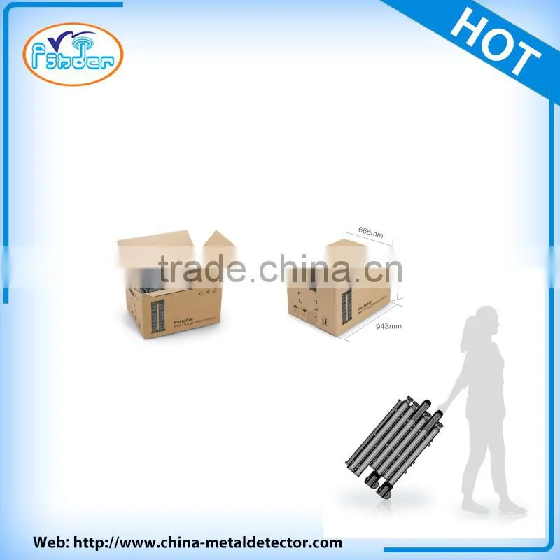 Walkthrough Metal Detector / Security Gate, airport security metal detector Door TEC-100