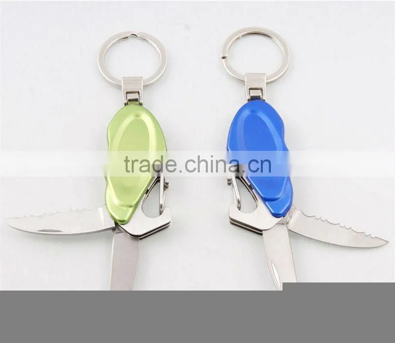 2014 Small multi cheap bottle opener keychain knife tools K902A