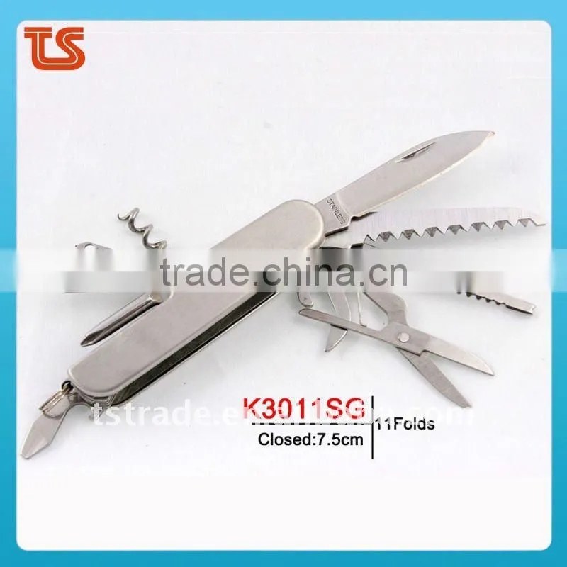 2014 Stainless steel multi folding pocket strider knife tools (K5011G30)