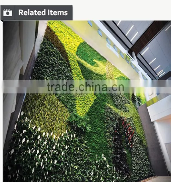 Zero maintenance wall garden artificial vertical garden