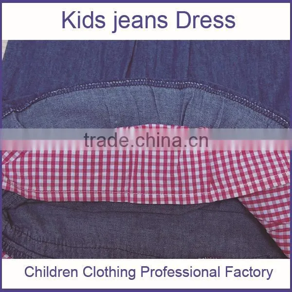 Children Girl Dress Fashion Kids Jeans Dress