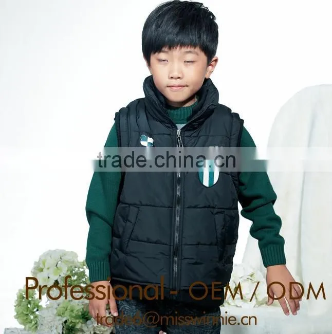 inexpensive boy vest,sleeveless winter vest,boys sleeveless jacket