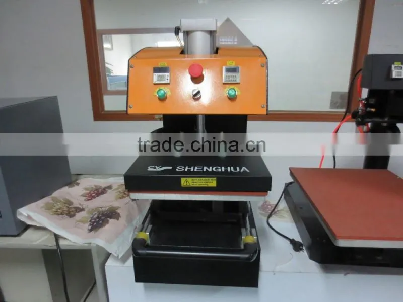 CE high quality pneumatic heat press machine with only one press bed