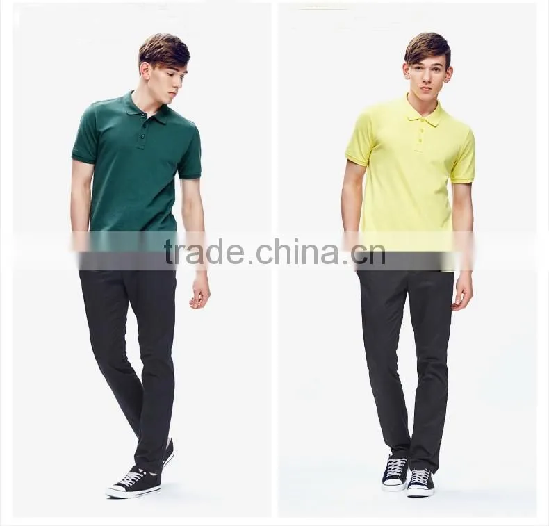 Custom t-shirt manufacturer short sleeve tee plain promotion 100% cotton polo t-shirts