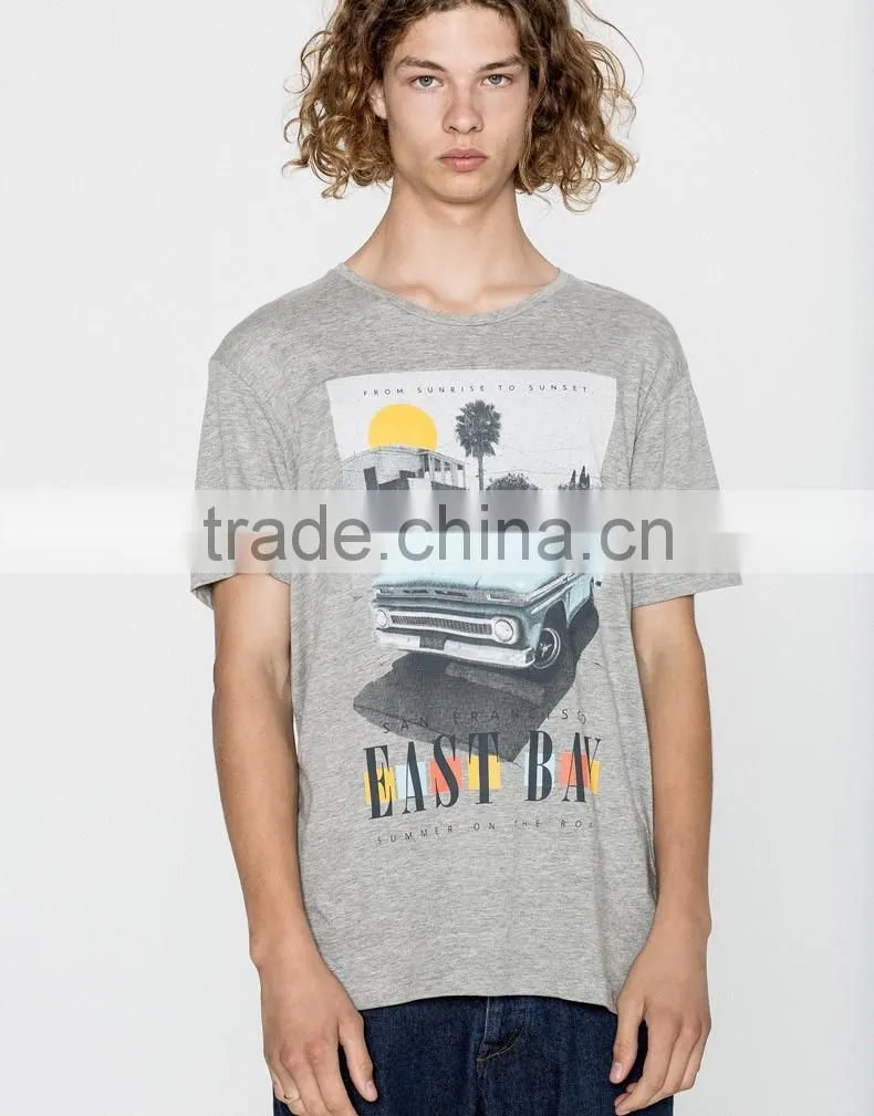 100% Cotton t-Shirt fashion design pattern printed mens tops blouse man printing t-shirt