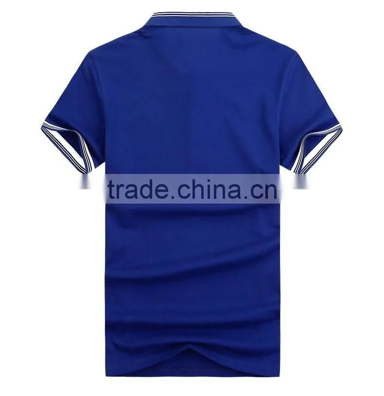 100% cotton pique custom polo shirt blank golf t-shirt short sleeve mens polo t shirt
