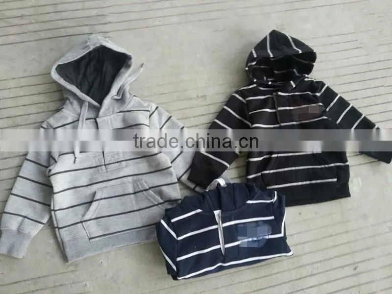 Yiwu high quality kids garments long sleeve casual pullover stocklot