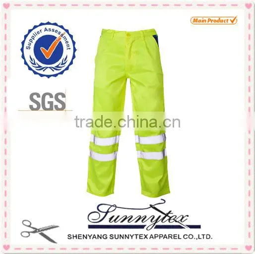 Sunnytex OEM reflective hi vis man workwear pants