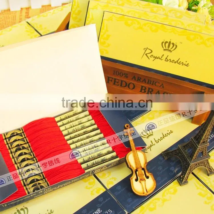 France 8m threads embroidery flosses 447 colors DMC threads cross stitch