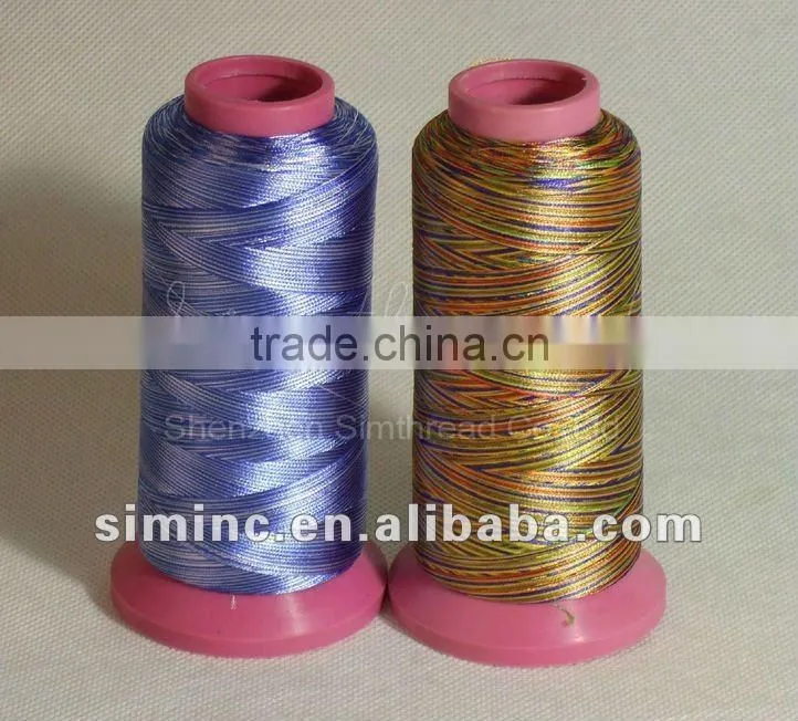 120D/2 high tenacity polyester embroidery thread