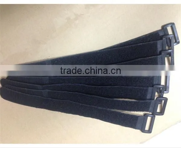 OEM/ODM service offered Hook&Loop cable ties hook and loop strap with buckle