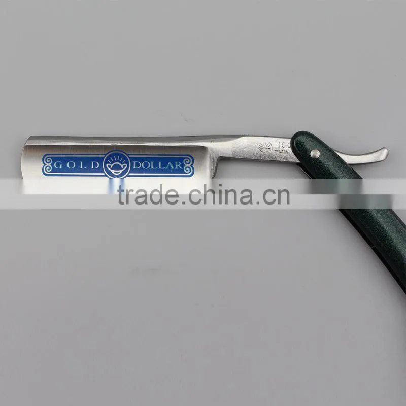 "GOLDOLLAR 100" stainless steel barber straight razor straight razor