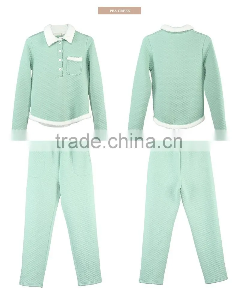 Chineses top Qianxiu brand wholesale winter ladies sleepwear