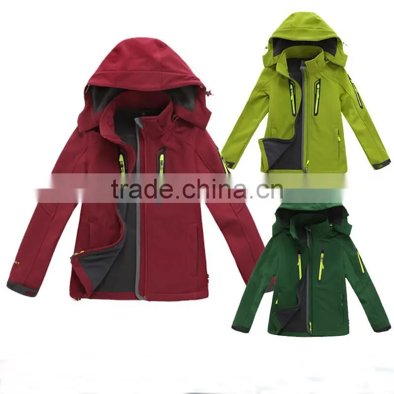 unisex fleece children jackets for height 130-170cm