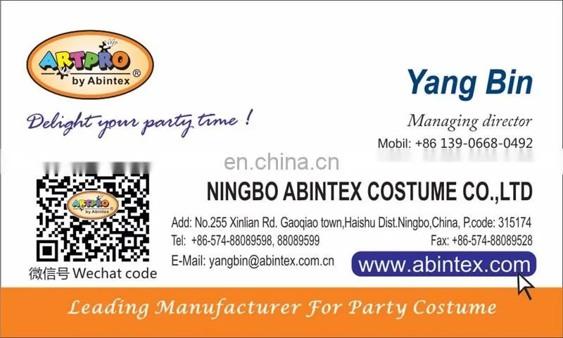 Pirate captain Costume(02-204) as party costume for boy with ARTPRO brand