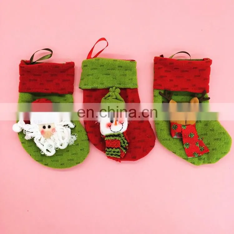 Beautiful funny christmas decorative socks