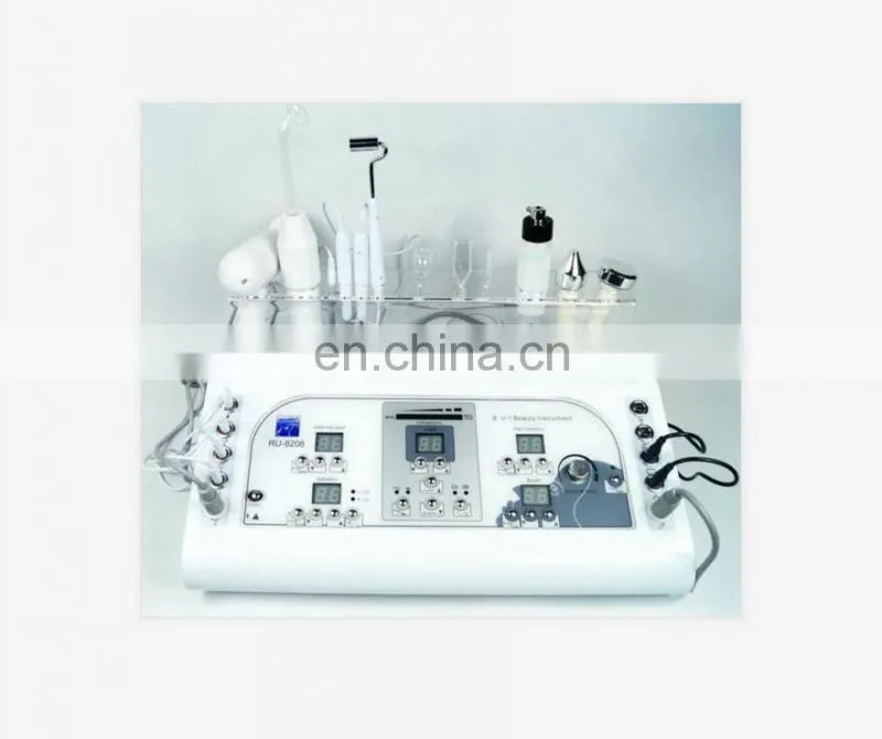 Niansheng Factory 8 in 1 Vacuum Ultrasonic Spry Galvanic Facial Care Products