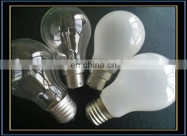 E27 B22 40w 60w 100w 220V clear light bulb