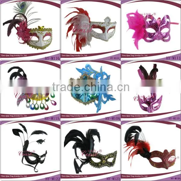 cheap black party face lace mask for lady