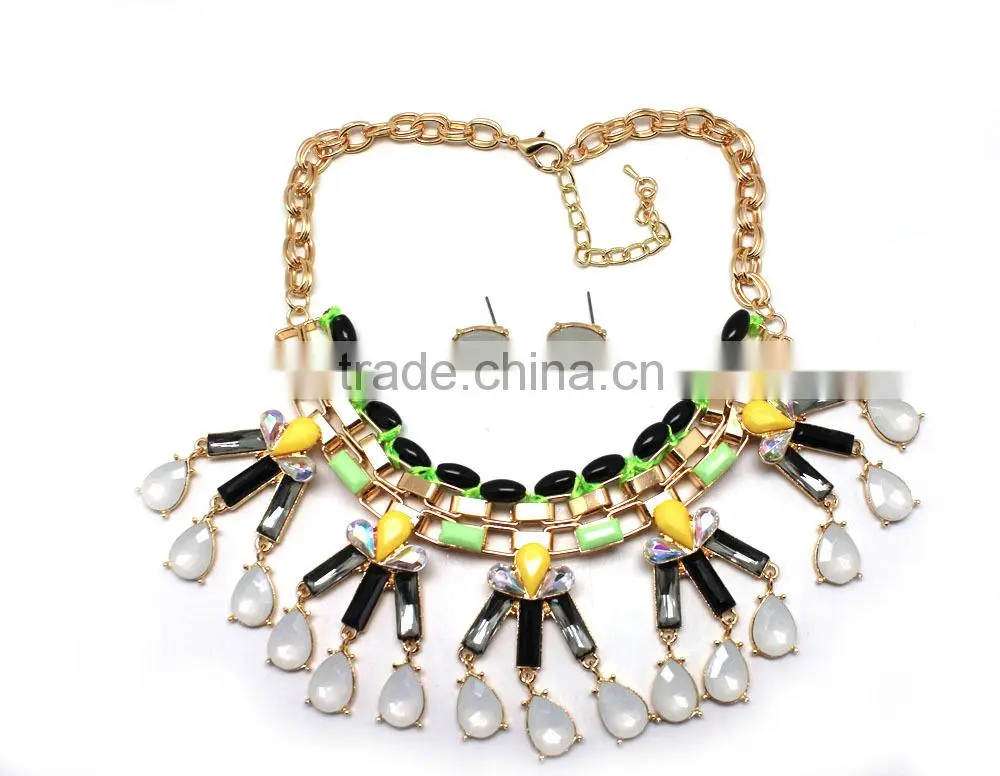 2015 wholesale factory popular cheap resin flowers for jewelry, fashion african beads jewelry set