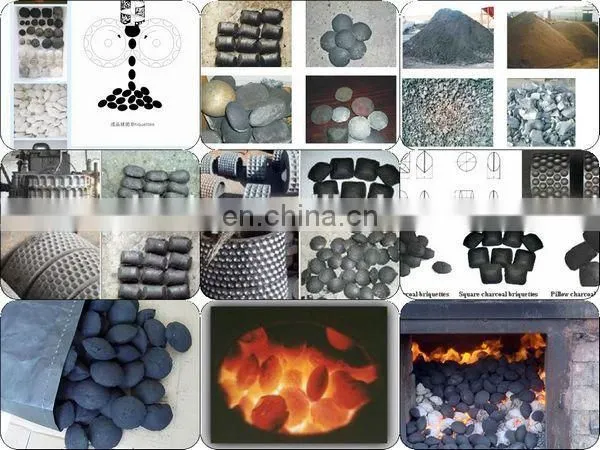 charcoal, coal, gypsum briquette hydraulic press