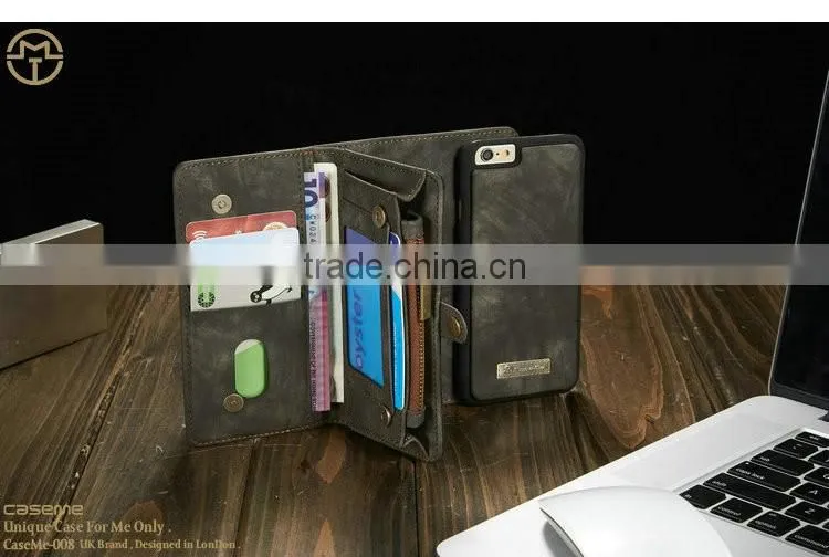 iCaseTec Mobile Accessories Case for IPhone6, Cellphone Cover for IPhone 6s, 2 in 1 Wallet Phone Case For Iphone 6