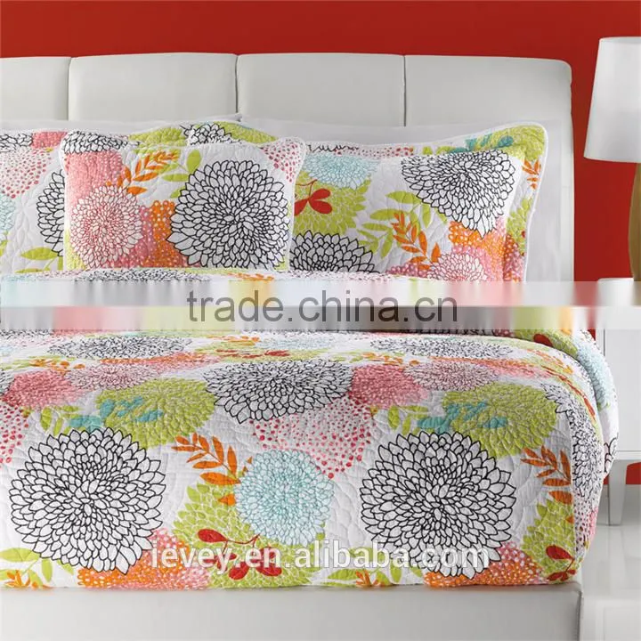 China factory cotton fancy design high quality best price romantic bedspread