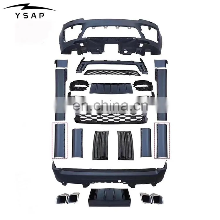 High quality accessories front bumper grille body kit for 2018 Range Rover Vogue SVO 2020 conversion kit
