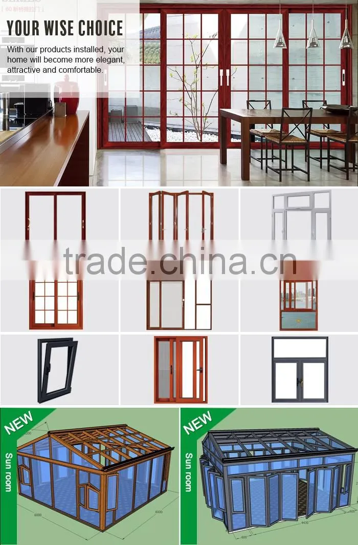 Original Brand Foshan Customize Aluminium Glass Windows With Louvers