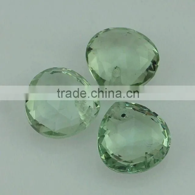 Drops Shape Calibrated Green Amethyst Briolette - Natural Precious & Semi Precious Gemstones