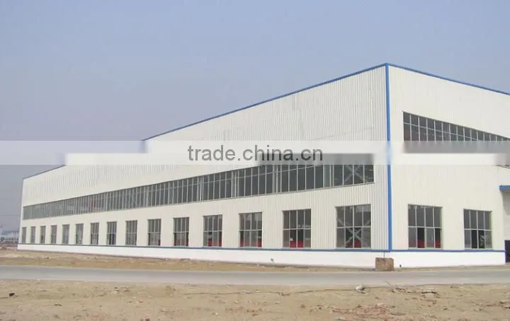 Long span light steel fabrication warehouse