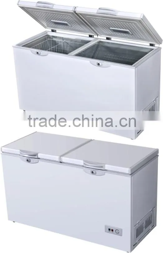 1000L commercial supermarket Manual Defrost chest freezer