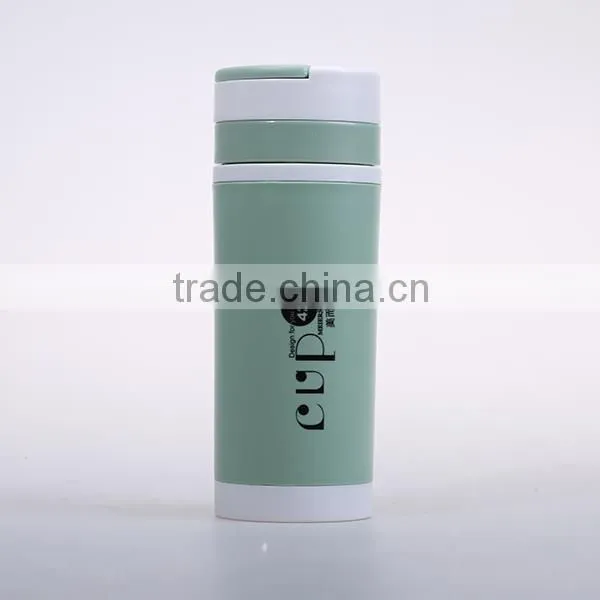 hot sale 420ML student sport Plastic water bottles with strainer