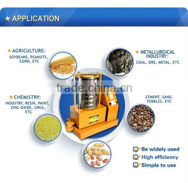 ISO appreved SUS304 high-frequency vibration test sieve shaker machine