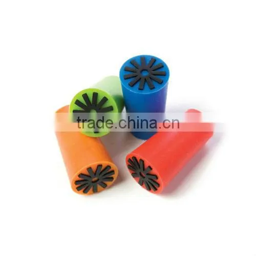Colorful silicone wine stopper