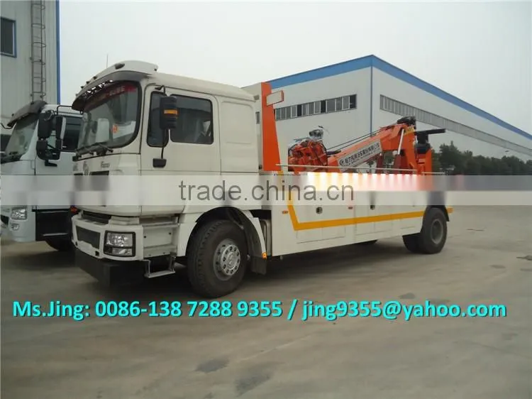 Euro IV Shacman 4x2 towing tractor wrecker truck 16-20 ton towing on sale