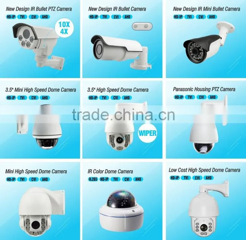 CCTV Fixed Lens Analog HD TVI Camera 2.0MP Sony 322 COMS Color IR Bullet Camera Wholesale China Supplier