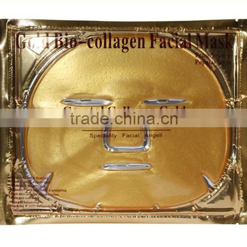 2016 Face Beauty And Wrinkle Removal Gold Collagen Facial Mask