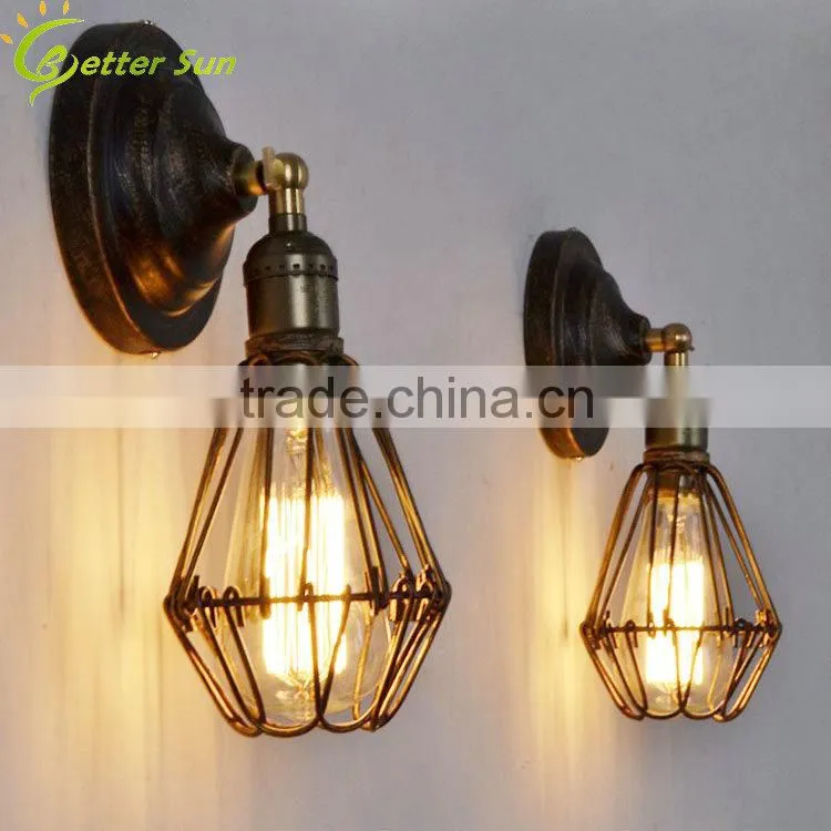 New Vintage Retro Stair Iron Tube Outdoor Wall Light