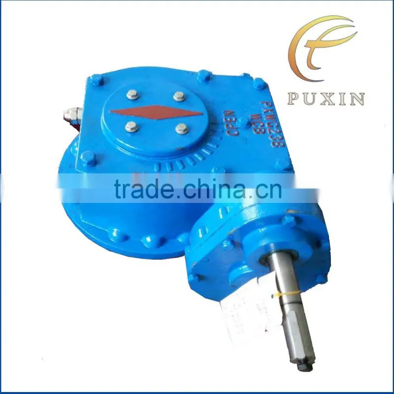 ball valve with long manual handle mill gearbox