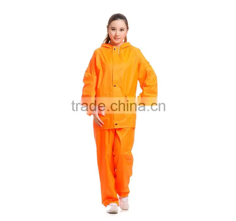 adult PVC fashion sport rainwear