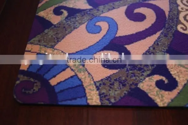 Newest microfiber printed bathroom door mat, custom size bathroom door mat