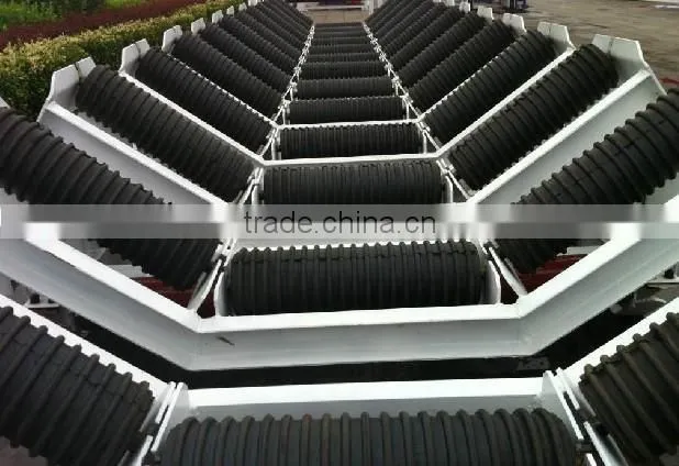 New Condition Conveyor Rubber Coated Roller/Impact Roller