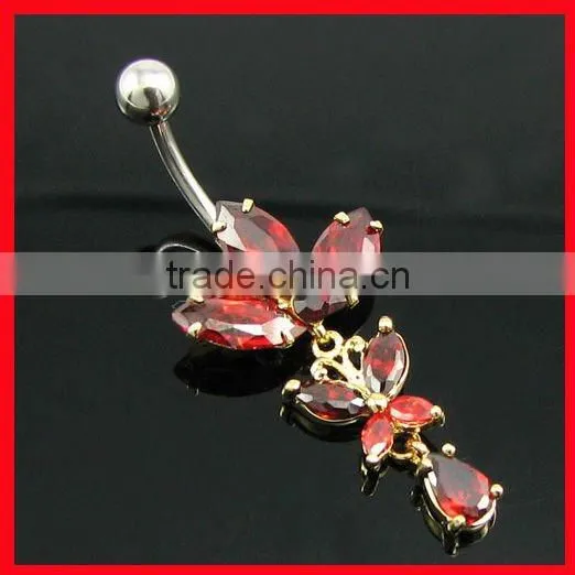 fashion belly ring navel piercing jewelry