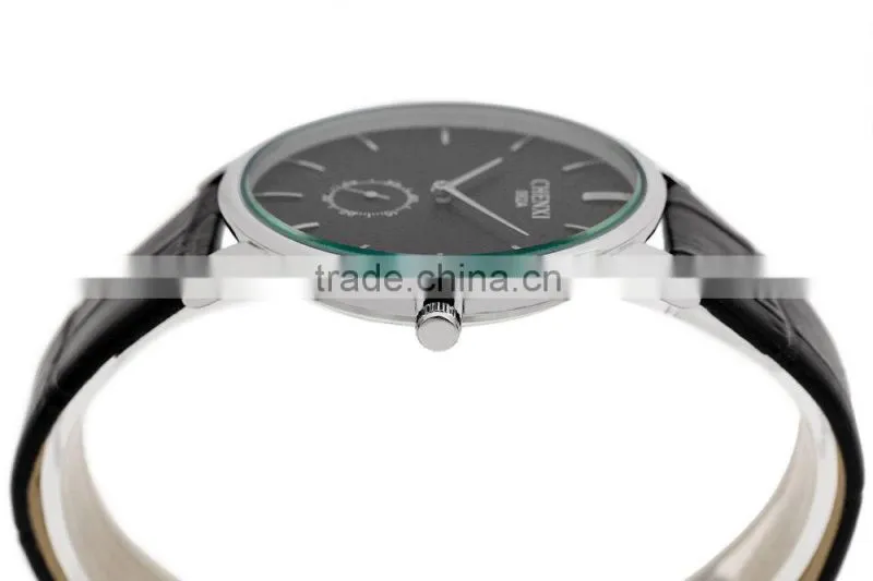 2016 China factory High quality cheap price for men Leather watch