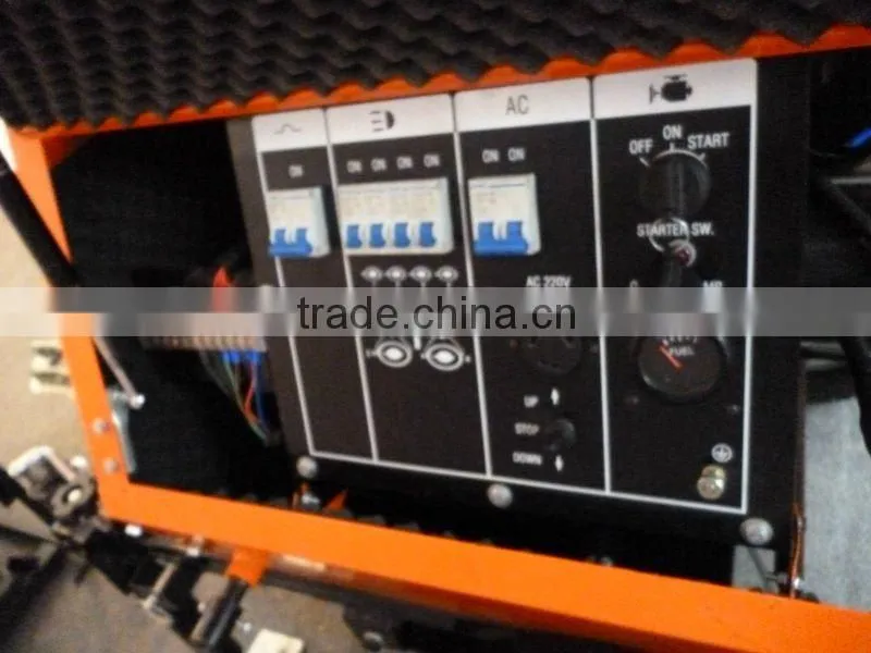 Kubota portable lighting tower diesel generator