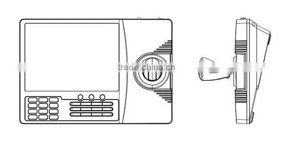 Pelco D/P 8 Inches LCD IP Camera PTZ Controller 3D Joystick CCTV Keyboard Network PTZ Controller