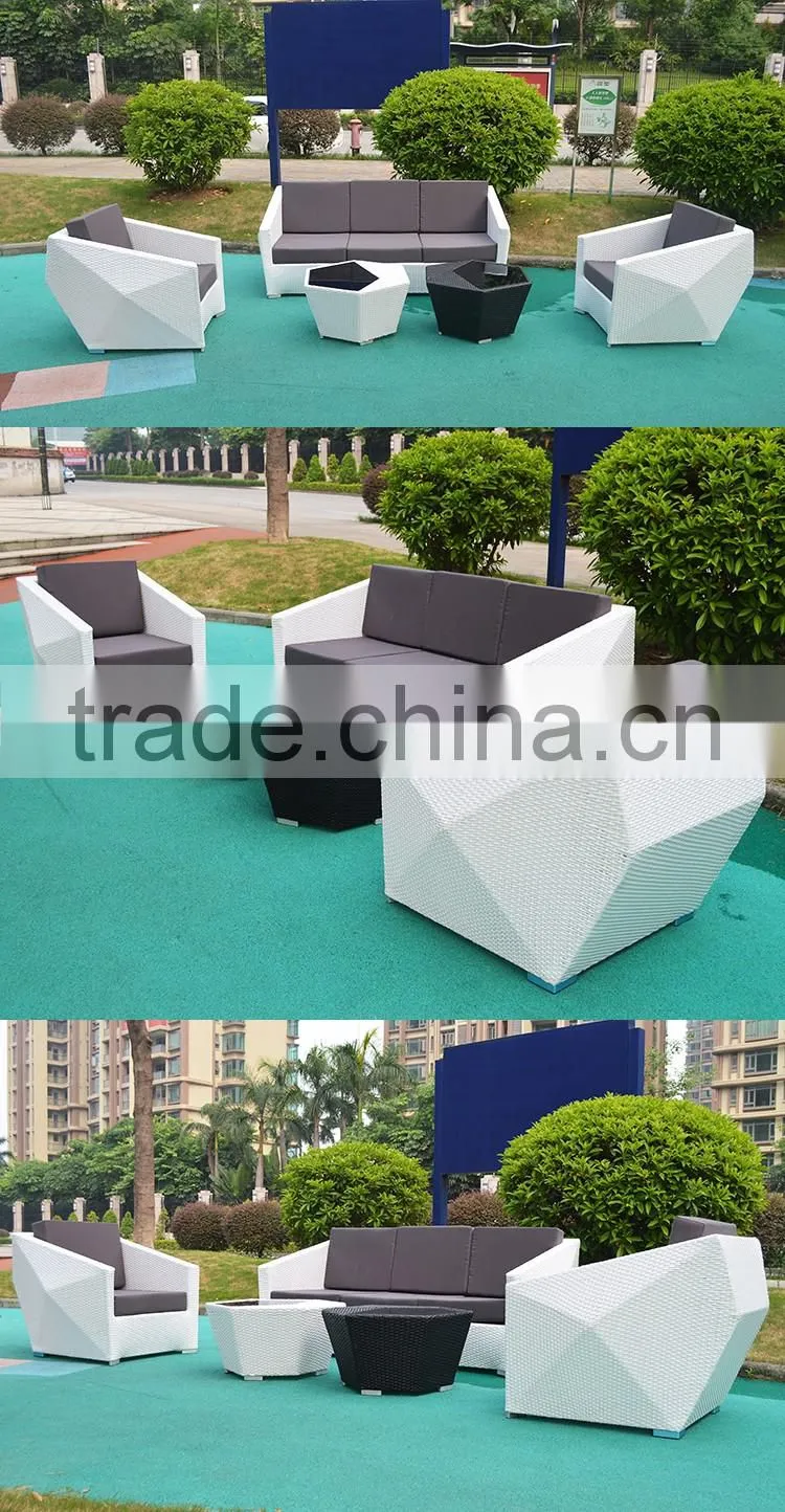 Furniture Slipcovers For Rattan Furniture Creative Geometry Modern White Rattan Outdoor Furniture