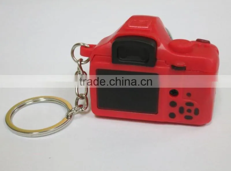 Fancy&Fantasy Creative camera Led keychains With sound LED Flashlight Key chain Fancy toy Key Ring Amazing gift Keychain