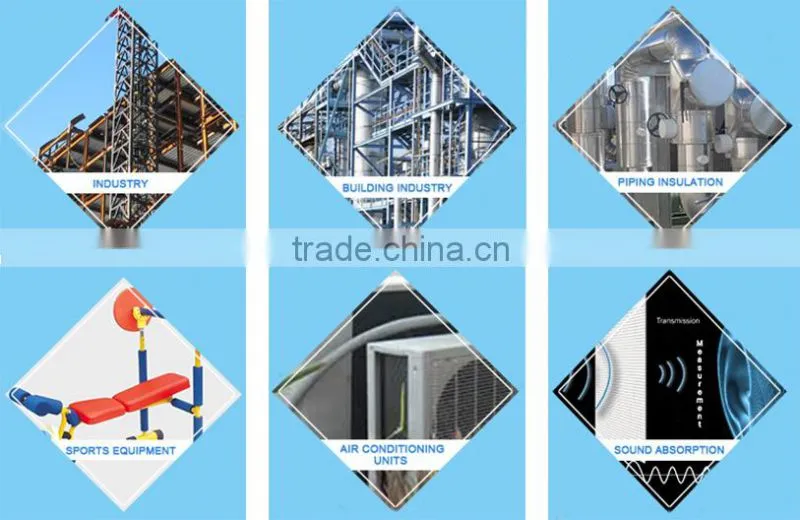 Heat insulation material rubber plastic foam